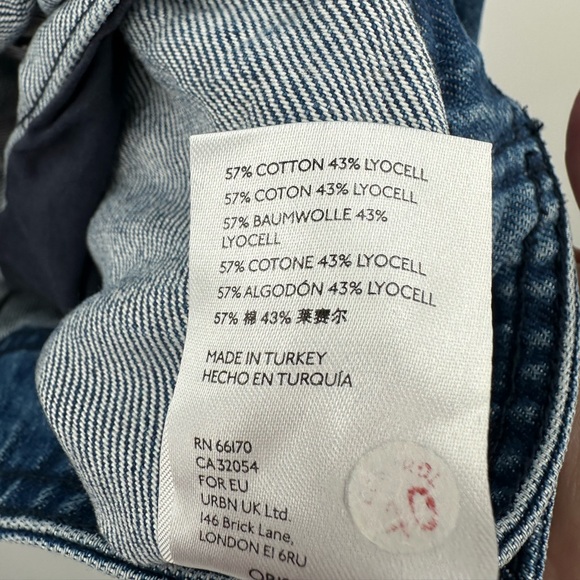 Free People We The Free Now Or Never Denim Jacket Cropped Size Large Women's - Picture 5 of 5